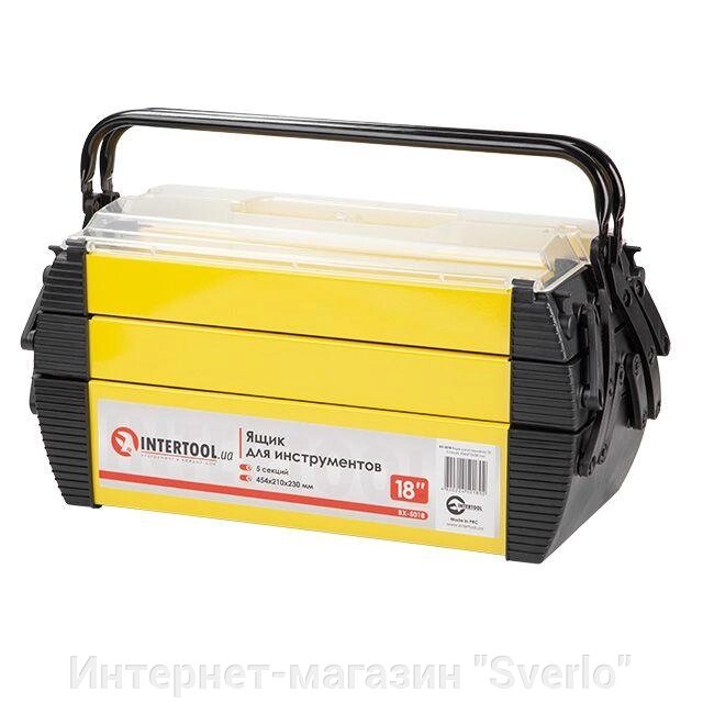 Ящик для інструментів металевий INTERTOOL BX-5018 від компанії Интернет-магазин "Sverlo" - фото 1