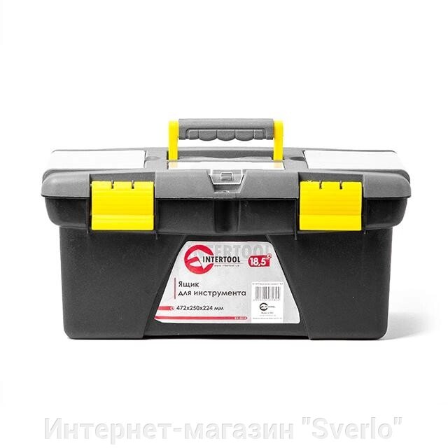 Ящик для інструменту 18.5" 472*250*224 мм INTERTOOL BX-0318 від компанії Интернет-магазин "Sverlo" - фото 1