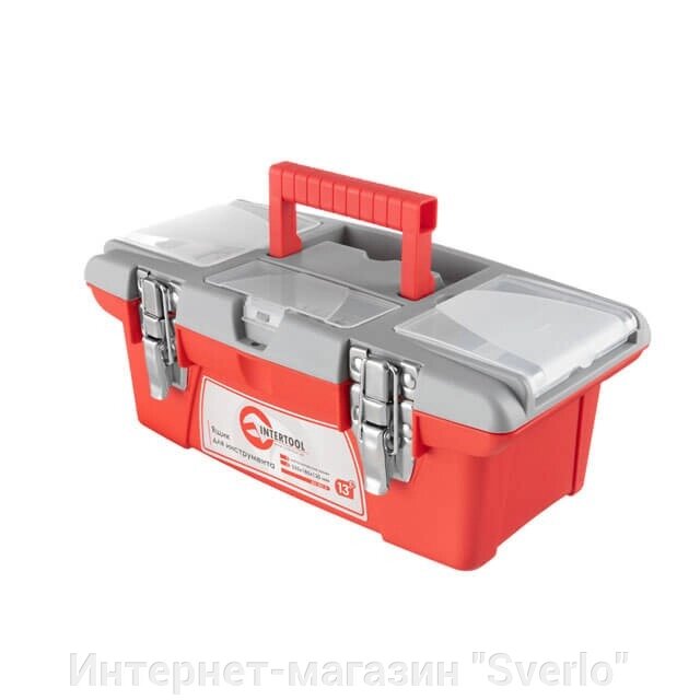 Ящик для інструменту з металевими замками INTERTOOL BX-0513 від компанії Интернет-магазин "Sverlo" - фото 1