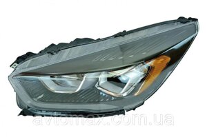 Фара ліва Ford Kuga 2 CBS (16-19) галоген лінза жовтий поворот чорна (2361416) SMS