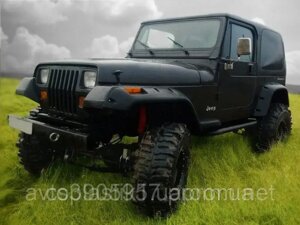 Розширювачі колісних арок Jeep Wrangler (спереду 140 мм, ззаду 140 мм)