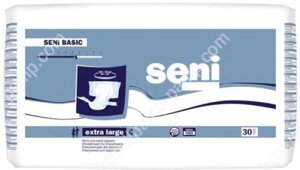 Підгузники для дорослих SENI BASIC extra large, упаковка 30 шт