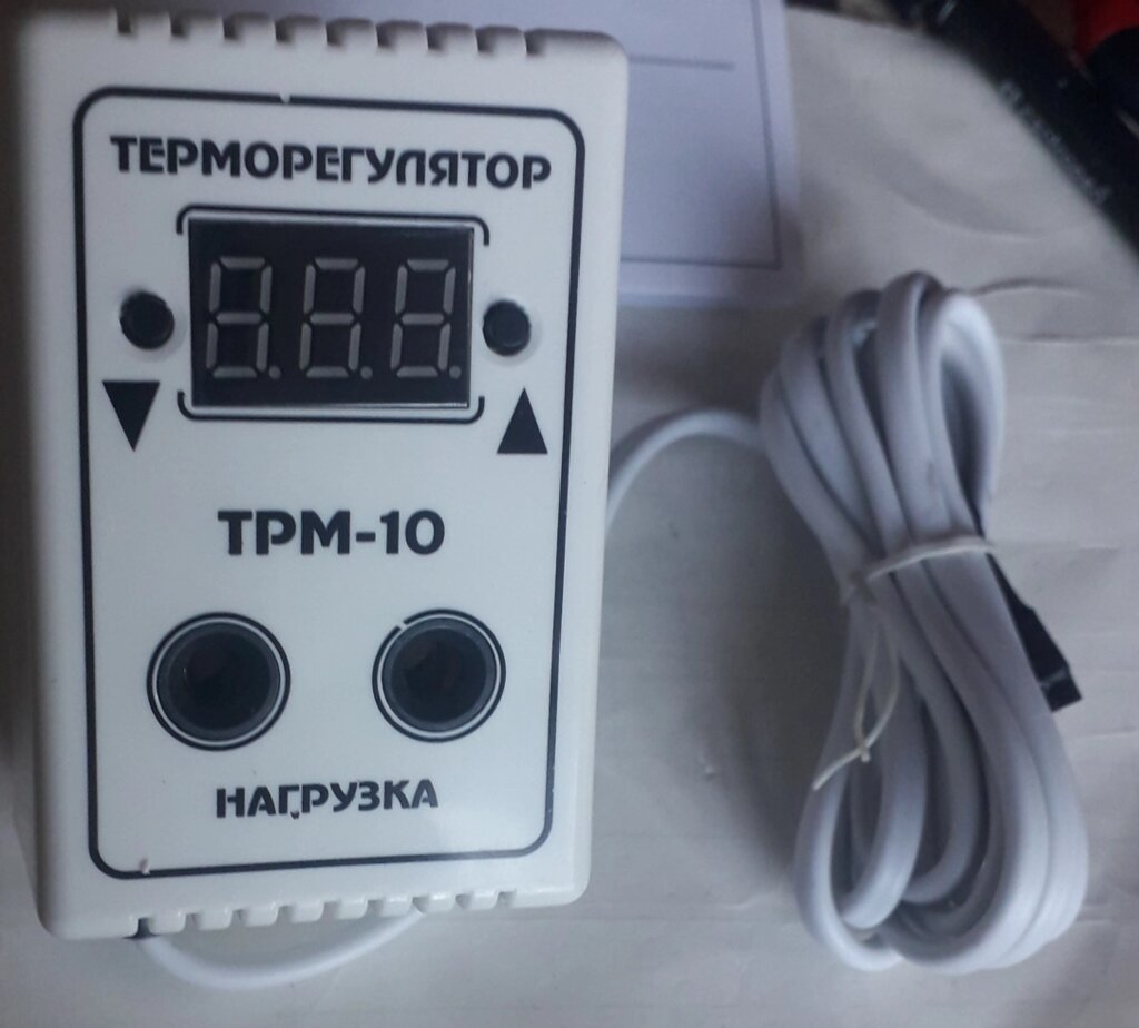 Розетковий терморегулятор ТРМ-10, електроний цифровий від компанії UDS - фото 1