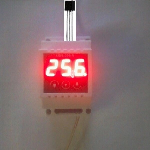 Терморегулятор, UDS-220-R D, точність 0,1 °С, -55 до +125 від компанії UDS - фото 1