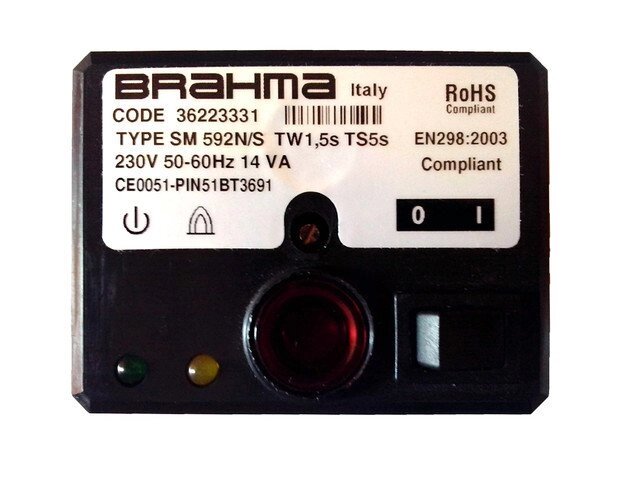 Автомат горіння Brahma SM 152N. 2 від компанії SERVICE-CLUB - фото 1