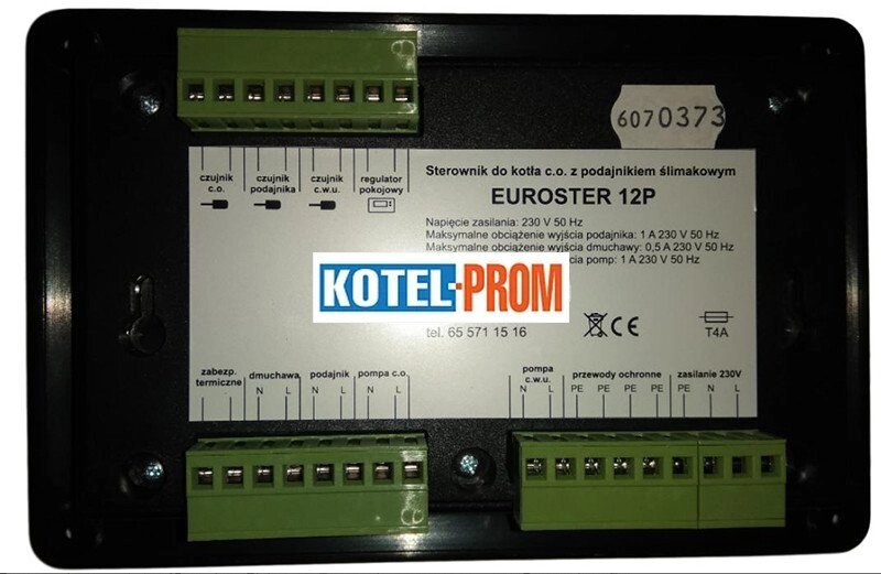 Автоматика для твердопаливних котлів Euroster 12P від компанії SERVICE-CLUB - фото 1