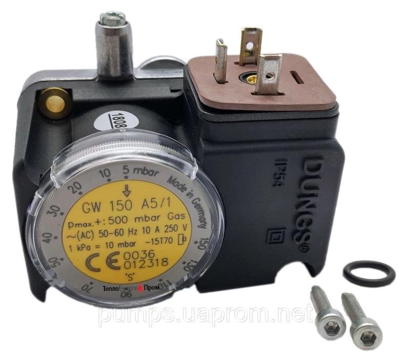 Датчик тиску Dungs GW 150 A5 / 1 (Пресостат GW150A5 / 1) від компанії SERVICE-CLUB - фото 1