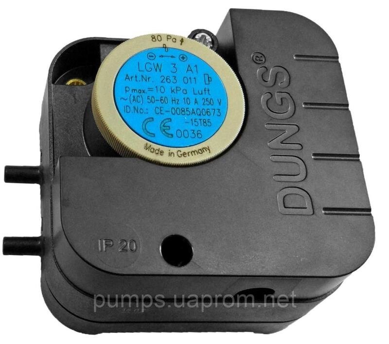 Датчик тиску повітря Dungs LGW 3 A1 для Weishaupt WG 5, WG 10, WG 10-D art. 23005024042 від компанії SERVICE-CLUB - фото 1