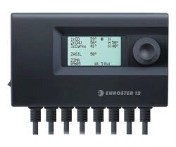 Euroster 12 - контролер для роботи 3-х пристроїв в системі опалення від компанії SERVICE-CLUB - фото 1