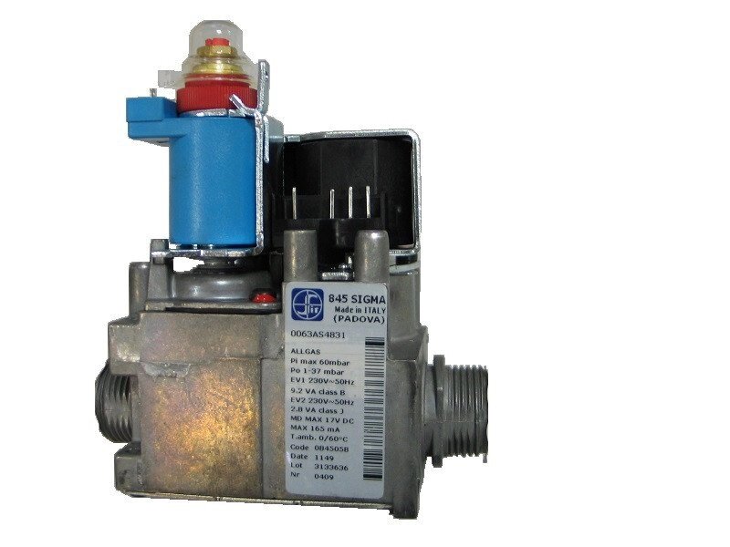Газовий клапан Sit 845 SIGMA 0.845.058 (синя модуляційна котушка) від компанії SERVICE-CLUB - фото 1