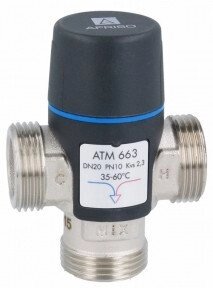 Клапан термостатичний ГВС Afriso TZM ATM 663,35-60 ° C, GZ 1 ", kvs 2,3, розмір 1" від компанії SERVICE-CLUB - фото 1
