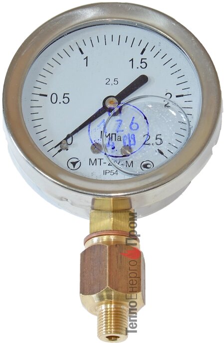 Манометр для вимірювання тиску дизеля (вібростійкий) 100атм від компанії SERVICE-CLUB - фото 1