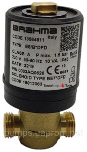 Газовий клапан Brahma E8 / B * DFD Code 13564811 НЗ 1/8 "