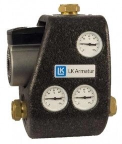 Змішувальний вузол LK Armatur 70 ° C 1 1/4 "з клапаном