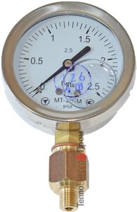 Манометр для вимірювання тиску дизеля (вібростійкий) 100атм