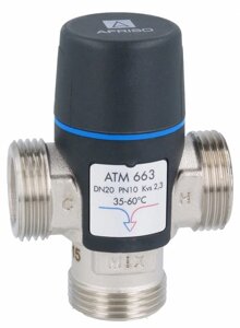 Клапан термостатичний ГВС Afriso TZM ATM 663,35-60 ° C, GZ 1 ", kvs 2,3, розмір 1"