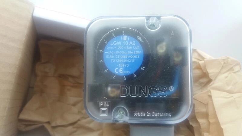 Реле тиску Dungs LGW 10 A2 (500 mbar) від компанії SERVICE-CLUB - фото 1
