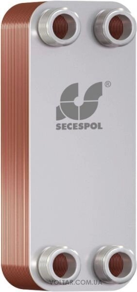SECESPOL LA 14-10 (10-20 кВт) пластинчастий паяний теплообмінник від компанії SERVICE-CLUB - фото 1