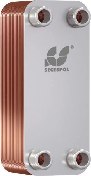 SECESPOL Пластинчастий теплообмінник LB 31-30-1 "35-70 кВт від компанії SERVICE-CLUB - фото 1