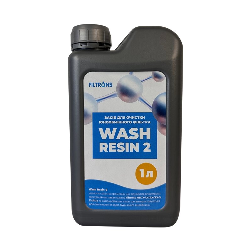 Кислотний очисник завантажень Wash Resin - 2 (каністра 1 л) Кислотний очисник завантажень Wash Resin - 2 (каністра 1 л) від компанії ТОВ "АРМАПОСТАЧ" - фото 1