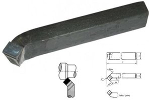 Різець прохідний відігнутий 16х10х110 ВК8 (ЧІЗ)