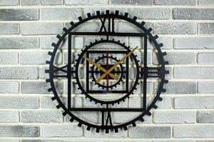 Настінний годинник в стилі техно Viz-a-Viz  ЧАС І МЕТАЛ (50 см) в Київській області от компании Предприятие ТАНДЕМ