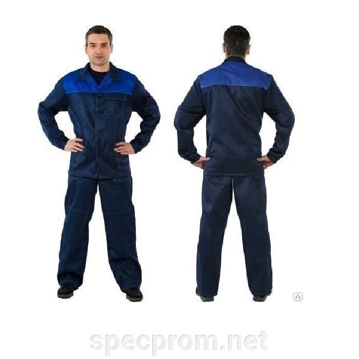 Костюм робочий (куртка + штани) Тканина Діагональ від компанії SpecProm - фото 1