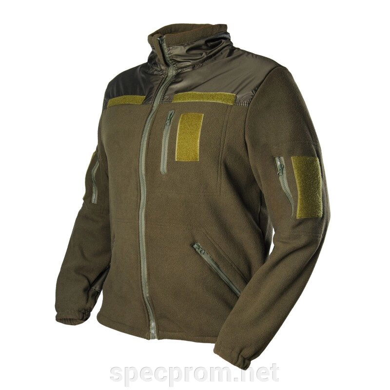 Куртка флісова тактична в кольорі ОЛИВА від компанії SpecProm - фото 1