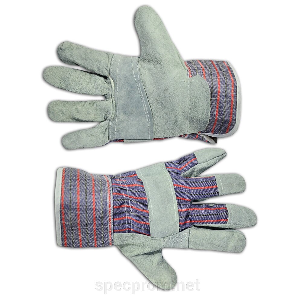 Перчатки спилковые комбинированые ##от компании## ООО "СПЕЦПРОМ-КР" - ##фото## 1