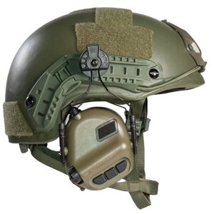 Комплект шолом FAST NIJ IIIA (каска) з підвісною системою WENDY + навушники EARMOR M32H