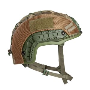 Шолом в кавері FAST Future Assault Shell Helmet NIJ IIIA з підвісною системою WENDY