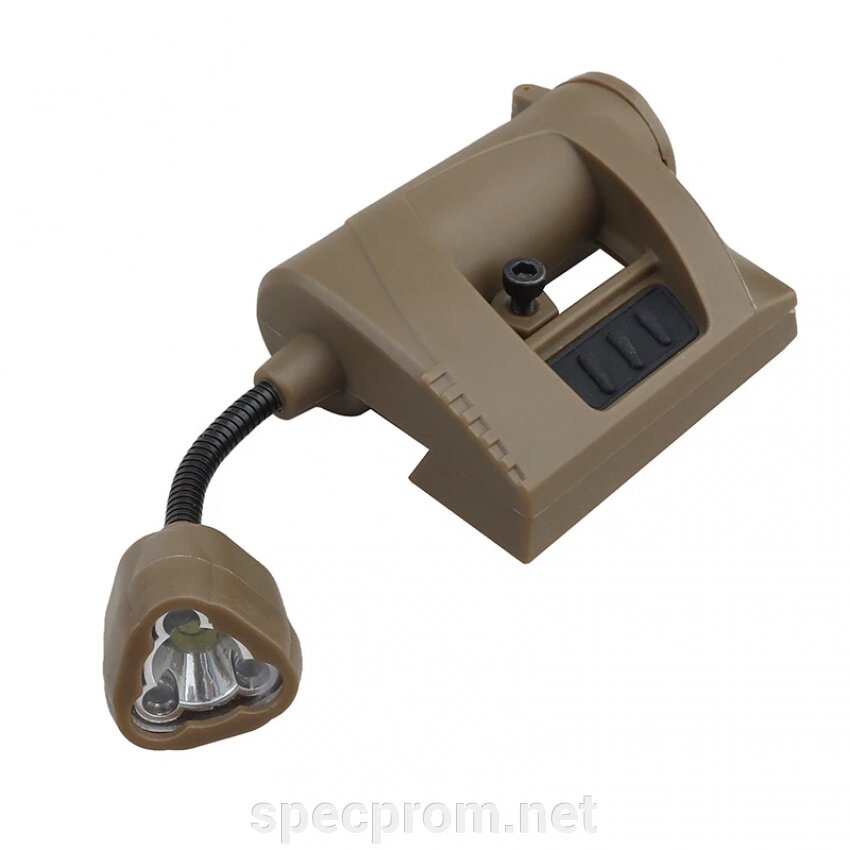 Тактичний фонарик на шолом від компанії SpecProm - фото 1