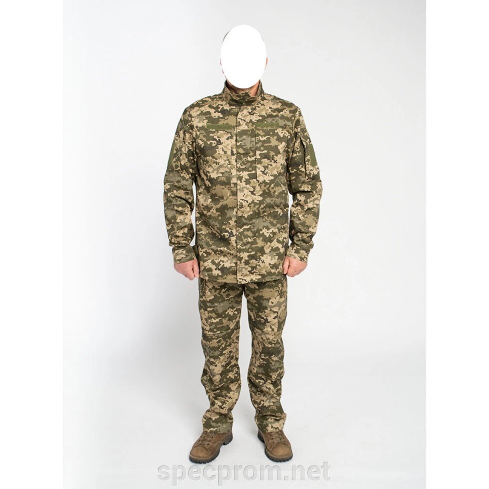 Військова форма всу комплект кітель штани зсу піксель камуфляж від компанії SpecProm - фото 1