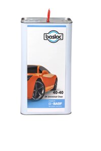 Лак автомобільний HS 40-40 5,0 л baslac (BASF) + затверджувач 50-20 2,5 л