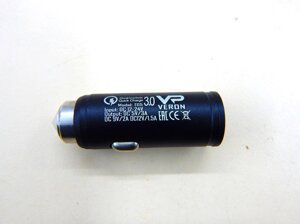 Адаптер автомобільний (прикурювач - USB) 12V 3А чорний (пр-во Польща) З 149713