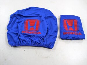 Чохол підголівника HONDA Хонда (2шт) світло-сині (пр-во Польща)