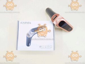 FM модулятор Sertec G6 USB, MP3, AUX вхід+кабель 12-24В, microSD, Bluetooth (пр-во Sertec Тайвань) ПД 180161