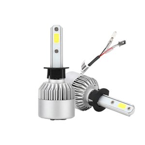 Лампа світлодіодна цоколь H1 (комплект 2 шт) 12,24 V, 36W, 4000Lm + вентилятор АТП S2 (цоколь H1) Передоплата