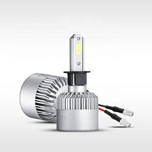 Лампа світлодіодна цоколь H3 (комплект 2 шт) 12,24 V, 36W, 4000Lm + вентилятор АТП S2 (цоколь H3) Передоплата