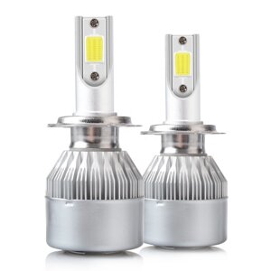Лампа світлодіодна цоколь H3 (комплект 2 шт) 12V, 36W, 3800Lm + вентилятор АТП C6 (цоколь H3) Передоплата
