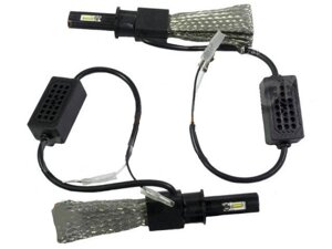 LED лампи головного світла лампа LED H3 F7 12v 6000k 2500L косичка