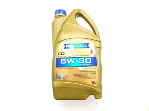 Масло моторное 5W-30 fо 5л синтетика (пр-во ravenol) ах 145960