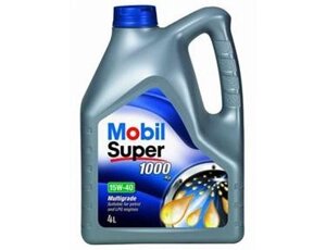 Масло моторне MOBIL 15W40 Super 1000x1 4л