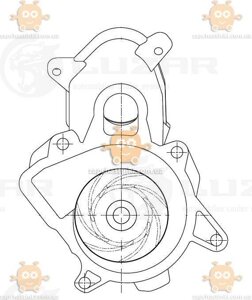 Насос водяної BMW X5 (E70), X6 (E71) (від 2007) 3.0D (пр-во Luzar Завод) ЗЕ 14838