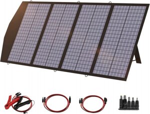 Сонячна панель 140W 6501580мм ЧОРНА black для старлінк, автоакумулятора, ноутбука (вр-во Allpowers Тайвань)