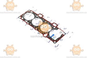 Прокладка ГБЦ ВАЗ 2108 - 2109 (76.0) 1.3л без азбесту, з герметиком (вр-во TEMPEST Тайвань) О 17101254903