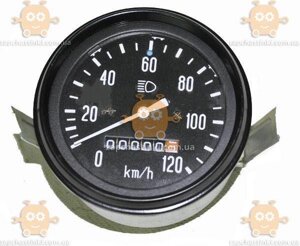 Спідометр механічний ГАЗ 53, УАЗ (посадковий діаметр 100мм, гнучкий вал М18х1.5) 0-120км, 12В АТП ПД 357883