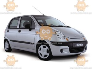 Вітровики DAEWOO MATIZ хетчбек (після 2000р) на скотчі (дефлектори вікон) 4шт (вр-во AV-Tuning) ПД 72017