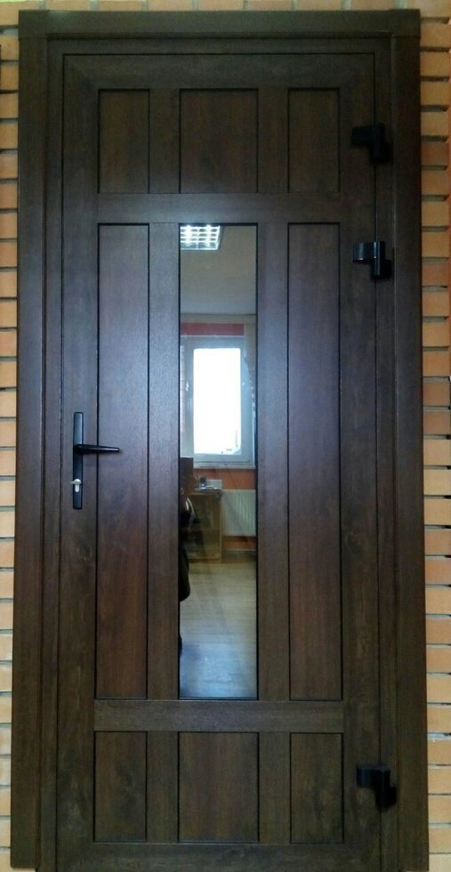 Вхідні алюмінієві двері від компанії ЗахідВікнаСервіс - фото 1