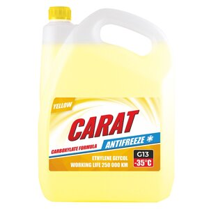 Антифриз CARAT G13 yellow (жовтий) 4,3кг